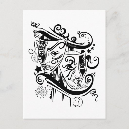 Dierenriem - Tweelingen Briefkaart (Voorkant)