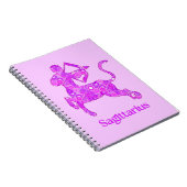 Dierenriem voor Boogschutter in Amethist Paarse Notitieboek (Rechterzijde)