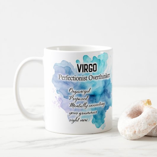 Dierenriem Vrouwen, Maagd Koffiemok (Met donut)