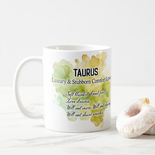 Dierenriem Vrouwen, Stier Koffiemok (Met donut)