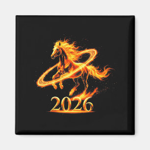 Dierenriem vuur gouden jaar van het paard 2026 maa magneet