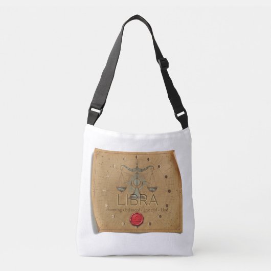 Dierenriem - Weegschaal - Cross Body Tote Tas (Voorkant)