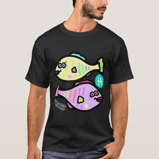 Dierenriemtekens Vissen T-shirt (Voorkant)