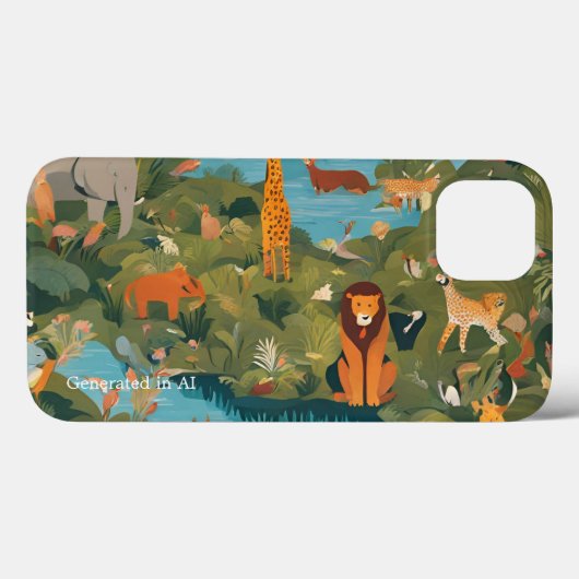 Dierenrijk Case-Mate iPhone Case (Achterkant (horizontaal))