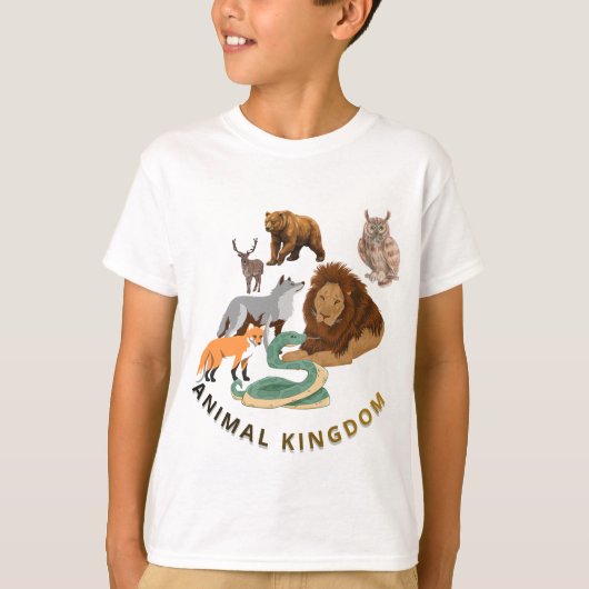 Dierenrijk Kids T-Shirt (Voorkant)