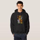 Dierenrit Cute Dieren in de Dierentuin Hoodie (Voorkant volledig)