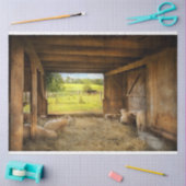 Dierenschapen - telende schapen tissuepapier (Craft)