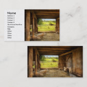 Dierenschapen - telende schapen visitekaartje (Voorkant / Achterkant)