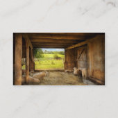 Dierenschapen - telende schapen visitekaartje (Achterkant)