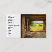 Dierenschapen - telende schapen visitekaartje (Voorkant)