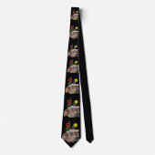 Dierenschedel, Cactus, Bloemen, en een Leuke Spin Stropdas (Voorkant)