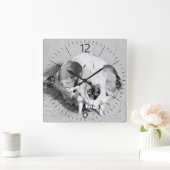 Dierenschedel Vierkante Klok (Huis)