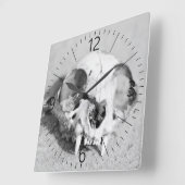 Dierenschedel Vierkante Klok (Hoek)