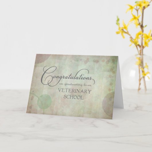 Dierenschool gefeliciteerd kaart (Gele Bloem)