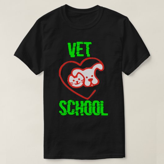 Dierenschool T-shirt (Design voorkant)