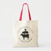 dierenstapel | Grappige familie Barbecue Tote Bag (Voorkant)