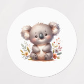 Dierenstickers voor Baby's Labels (Design 2)
