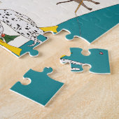 Dierenstrandfeest 11x14 legpuzzel (Zijkant)