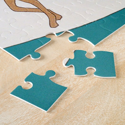 Dierenstrandfeest puzzel (Zijkant)