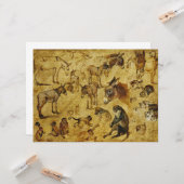 Dierenstudies: Donoren, apen, katten en honden Kaart (Voorkant / Achterkant in situ)