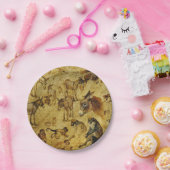 Dierenstudies: Donoren, apen, katten en honden Papieren Bordje (Feest)