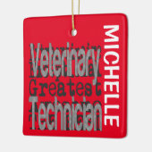 Dierentechnicus Extraordinaire CUSTOM Keramisch Ornament (Links)