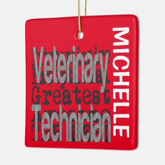 Dierentechnicus Extraordinaire CUSTOM Keramisch Ornament (Links)