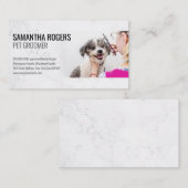 Dierenteler | Dog Grooming Afsprakenkaartje (Voorkant / Achterkant)
