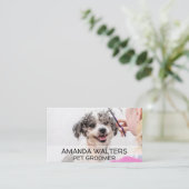 Dierenteler | Doggie Haircut Visitekaartje (Staand voorkant)