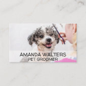 Dierenteler | Doggie Haircut Visitekaartje (Voorkant)