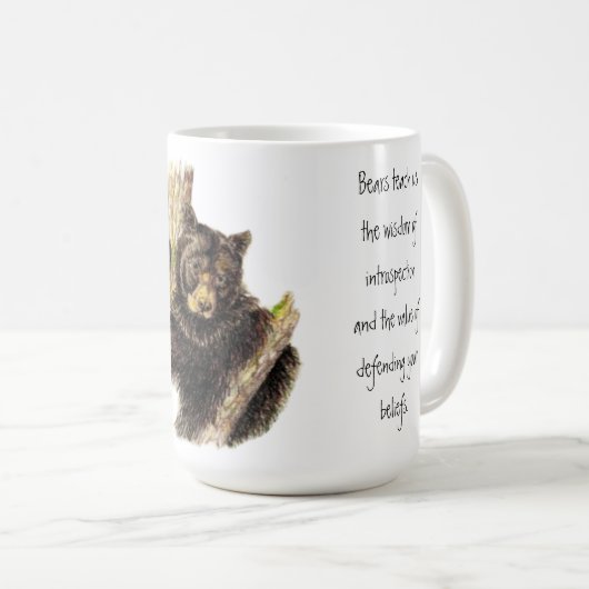 Dierentemmer, Natuur Beren, gedistilleerde gids Koffiemok (Voorkant rechts)