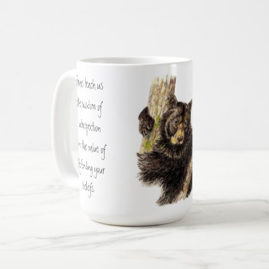 Dierentemmer, Natuur Beren, gedistilleerde gids Koffiemok (Voorkant links)