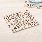 DIERENTRACKS KARTONNEN ONDERZETTERS (Schuin)