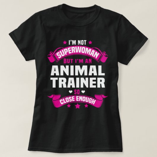 Dierentrainer T-shirt (Design voorkant)