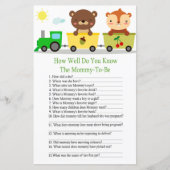 Dierentraining hoe goed je het baby shower spel ke (Voorkant)