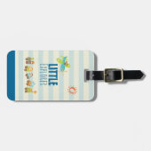 Dierentrein en vliegtuigverkenner bagagelabel (Voorkant horizontaal)