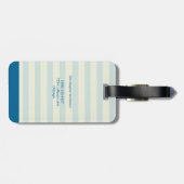 Dierentrein en vliegtuigverkenner bagagelabel (Achterkant horizontaal)