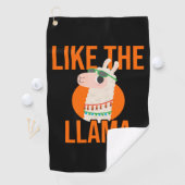 Dierentrends in Llama Unicorn Lama gezegde gift Golfhanddoek (Insitu)
