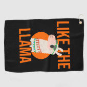 Dierentrends in Llama Unicorn Lama gezegde gift Golfhanddoek (Horizontaal)