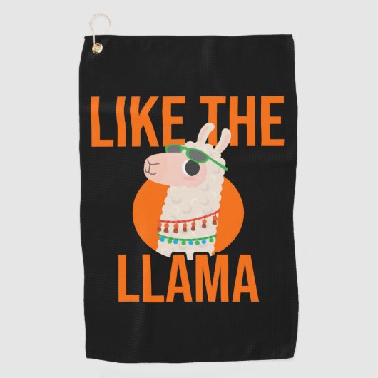 Dierentrends in Llama Unicorn Lama gezegde gift Golfhanddoek (Voorkant)