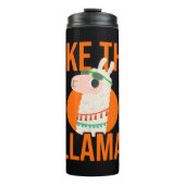 Dierentrends in Llama Unicorn Lama gezegde gift Thermosbeker (Voorkant)