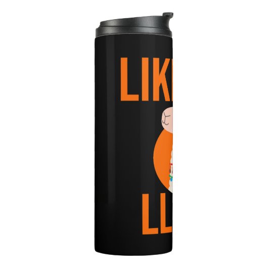 Dierentrends in Llama Unicorn Lama gezegde gift Thermosbeker (Gedraaid links)