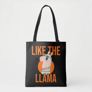 Dierentrends in Llama Unicorn Lama gezegde gift Tote Bag