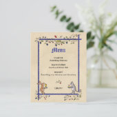 Dierentrouwmenu middeleeuwse (Staand voorkant)