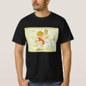  dierentuin, astrologie Aquarius constellatie T-shirt (Voorkant)