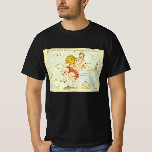  dierentuin, astrologie Aquarius constellatie T-shirt (Voorkant)