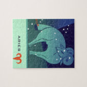dierentuin, astrologie Aries Ram Constellation Legpuzzel (Horizontaal)
