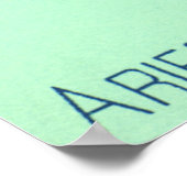 dierentuin, astrologie Aries Ram Constellation Poster (Hoek)