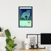 dierentuin, astrologie Aries Ram Constellation Poster (Thuiskantoor)
