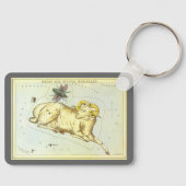 dierentuin, astrologie Aries Ram Constellation Sleutelhanger (Voorkant)